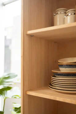 Muebles LUFE Estanterías Con Almacenaje|Estanterías Con Almacenaje^AIKA alacena con 2 cajones 78x183