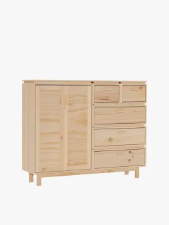 Muebles LUFE Armarios Y Alacenas|Aparadores Y Consolas^AIKA armario aparador con 5 cajones 157X128