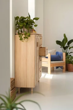 Muebles LUFE Armarios Y Alacenas|Aparadores Y Consolas^AIKA armario aparador con 5 cajones 157X128