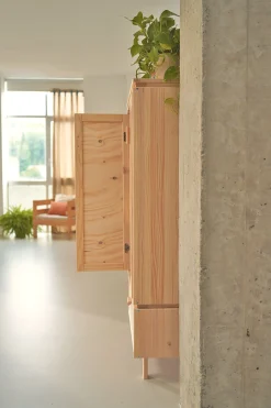 Muebles LUFE Armarios Y Alacenas^AIKA armario bajo con cajón 78x156