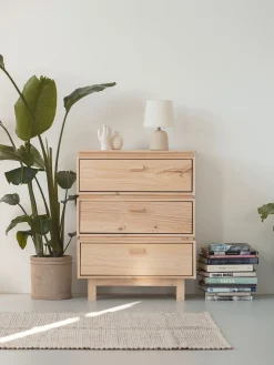 Muebles LUFE Cajoneras Y Archivadores^AIKA cajonera con 3 cajones 78x100