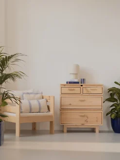 Muebles LUFE Cajoneras Y Archivadores^AIKA cajonera con 4 cajones 78x90