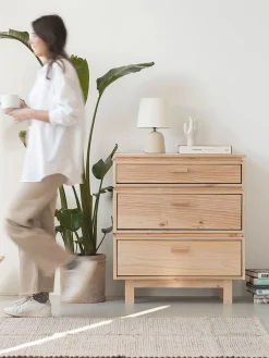 Muebles LUFE Cajoneras Y Archivadores^AIKA cajonera con 3 cajones 78x90