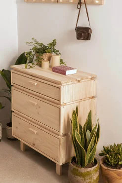 Muebles LUFE Cajoneras Y Archivadores^AIKA cajonera con 3 cajones 78x90