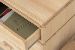 Muebles LUFE Mesitas De Noche|Mesitas De Noche^AIKA mesita de noche con 2 cajones 78x62