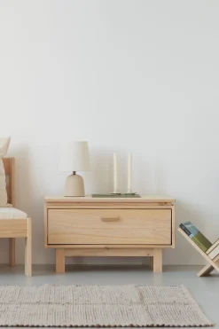 Muebles LUFE Mesitas De Noche|Mesitas De Noche^AIKA mesita de noche con cajón 78x44