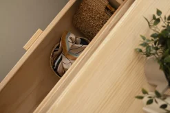 Muebles LUFE Mesitas De Noche|Mesitas De Noche^AIKA mesita de noche con hueco y cajón 78x62