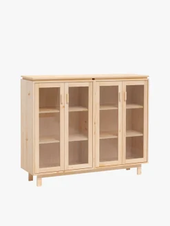 Muebles LUFE Vitrinas^AIKA vitrina doble 157x128