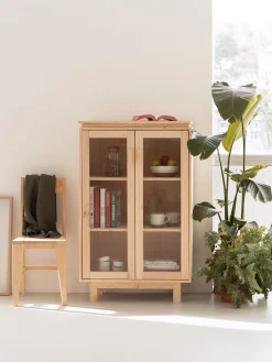 Muebles LUFE Vitrinas^AIKA vitrina 78x128