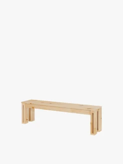 Muebles LUFE Bancos Y Taburetes^ARINA banco de madera 160x33