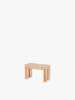 Muebles LUFE Mesas De Centro|Bancos Y Taburetes^ARINA banco de madera 70x33