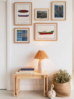 Muebles LUFE Mesas De Centro|Bancos Y Taburetes^ARINA banco de madera 70x33