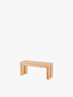 Muebles LUFE Bancos Y Taburetes^ARINA banco de madera 100x33