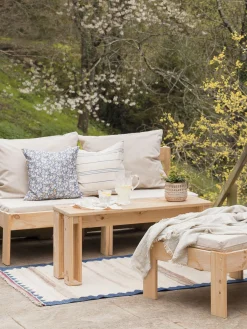 Muebles LUFE Bancos Y Taburetes^ARINA banco de madera 100x33