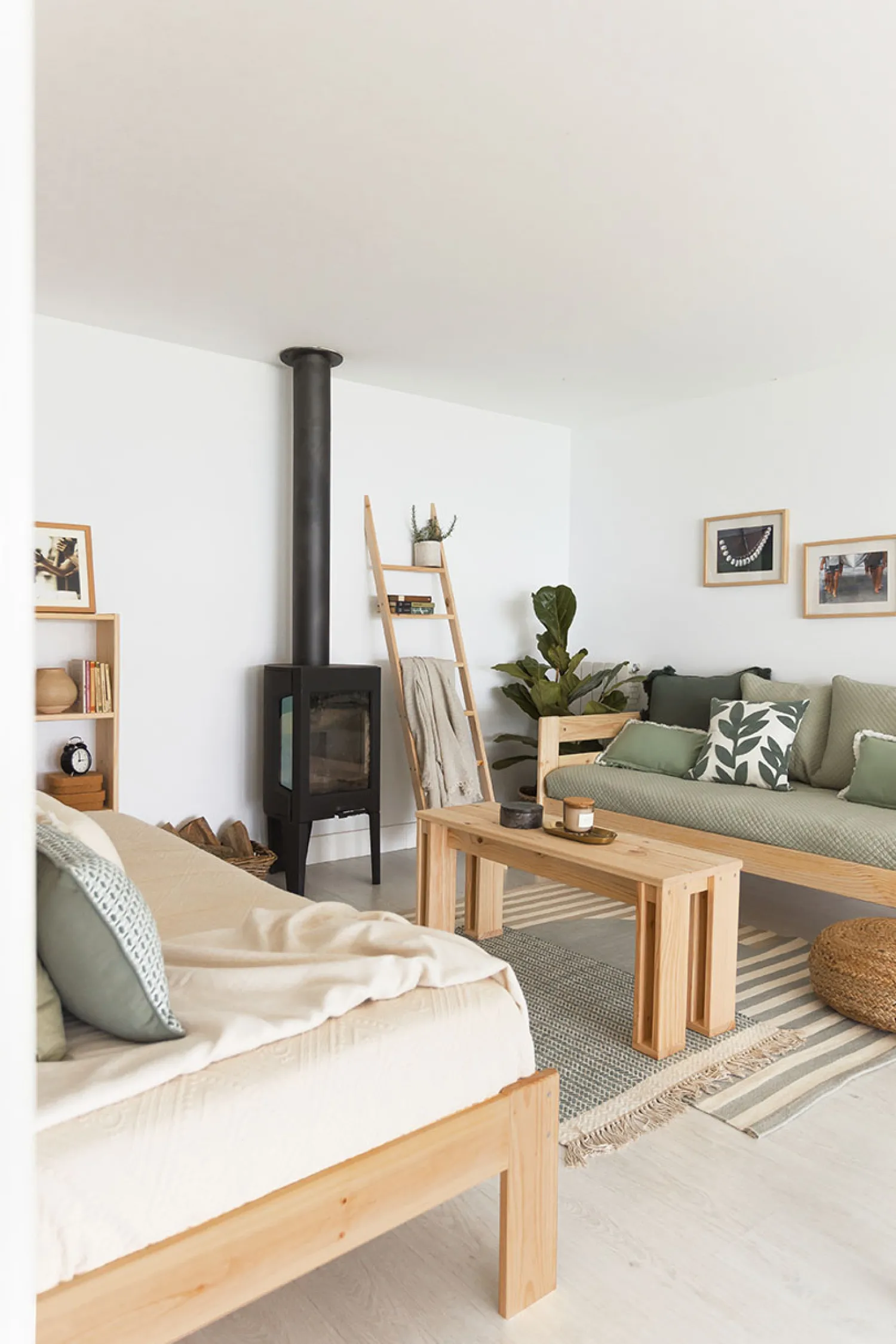 Muebles LUFE Bancos Y Taburetes^ARINA banco de madera 100x33