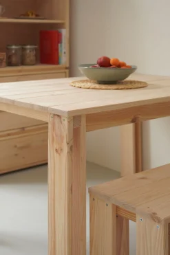 Muebles LUFE Conjuntos De Exterior|Conjuntos Mesas Y Sillas^ARINA conjunto mesa 120x88 con bancos