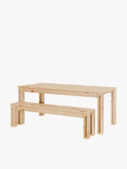 Muebles LUFE Conjuntos De Exterior|Conjuntos Mesas Y Sillas^ARINA conjunto mesa 180x88 con bancos