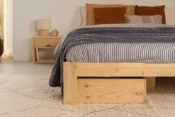 Muebles LUFE Camas Dobles Con Cajones|Camas 150^BASO cama doble 150 con 2 cajones