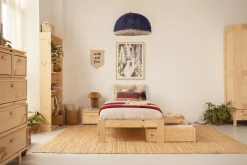 Muebles LUFE Camas 80|Camas Individuales Con Cajones^BASO cama individual 80 con 1 cajón