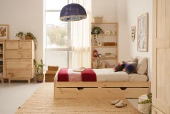 Muebles LUFE Camas Individuales Con Cajones|Camas 90^BASO cama individual 90 con 1 cajón