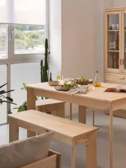 Muebles LUFE Bancos Y Taburetes^BATU banco de madera 120x35