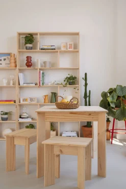 Muebles LUFE Mesas De Centro|Mesitas De Noche^BATU banco taburete 45X35