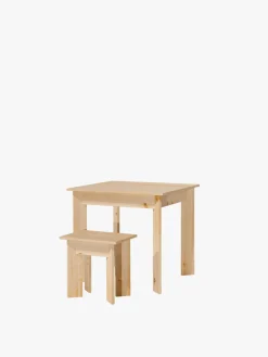 Muebles LUFE Conjuntos Mesas Y Sillas^BATU conjunto mesa 80x80 con bancos