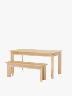 Muebles LUFE Conjuntos Mesas Y Sillas^BATU conjunto mesa 150x80 con bancos