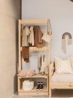 Muebles LUFE Percheros Y Burros^BEKA burro para ropa infantil 160x70