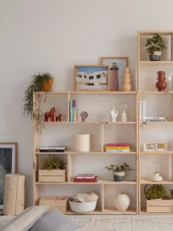 Muebles LUFE Estanterías Asimétricas^EDER estantería asimétrica 145X124