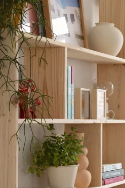 Muebles LUFE Estanterías Asimétricas^EDER estantería asimétrica 145X124