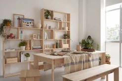 Muebles LUFE Estanterías Asimétricas^EDER estantería asimétrica 145X124