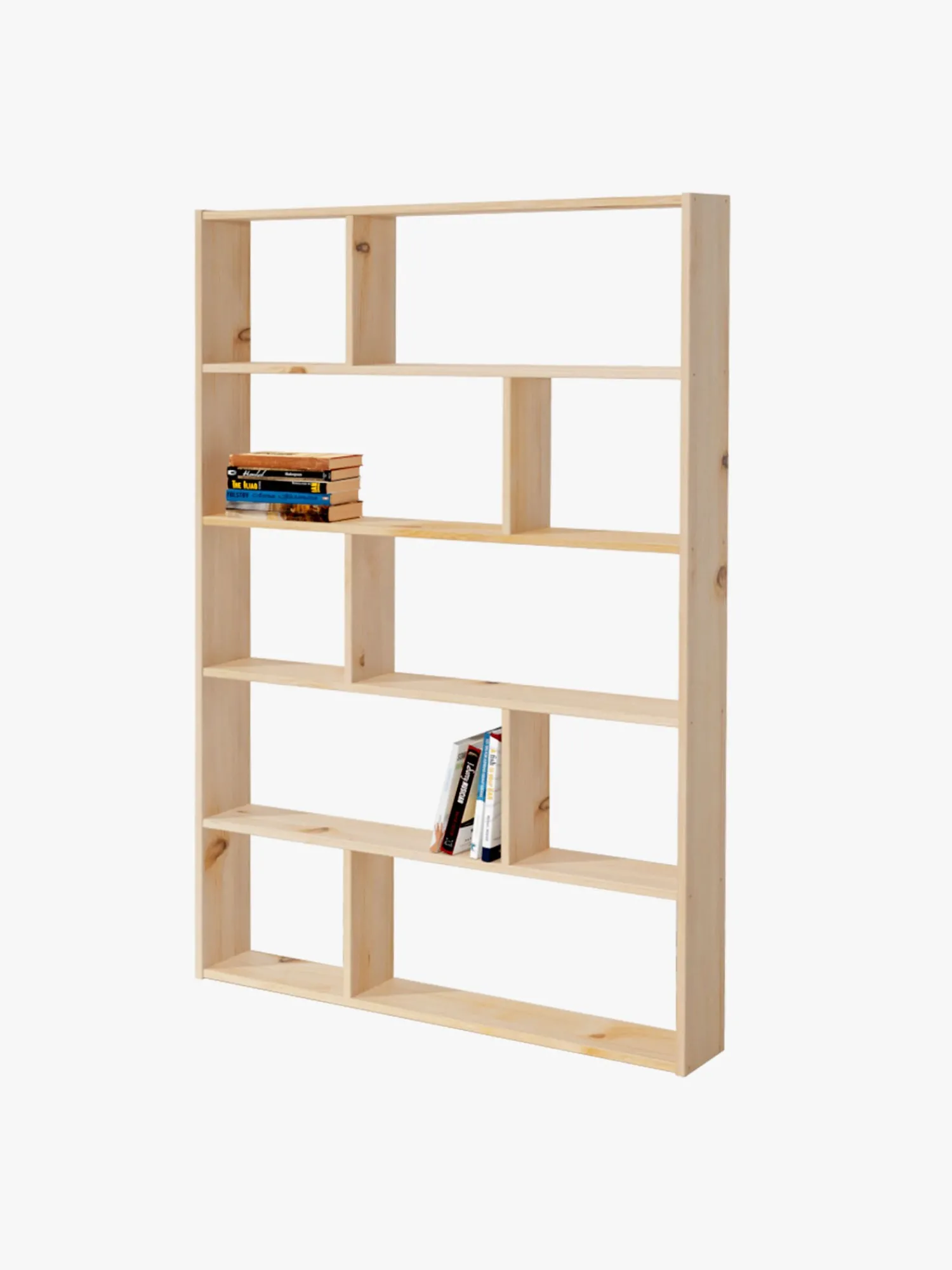 Muebles LUFE Estanterías Asimétricas^EDER estantería asimétrica 181X124