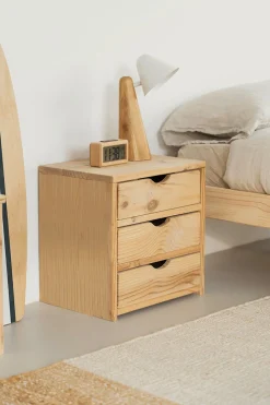 Muebles LUFE Mesitas De Noche|Mesitas De Noche^GAU mesita de noche con 3 cajones