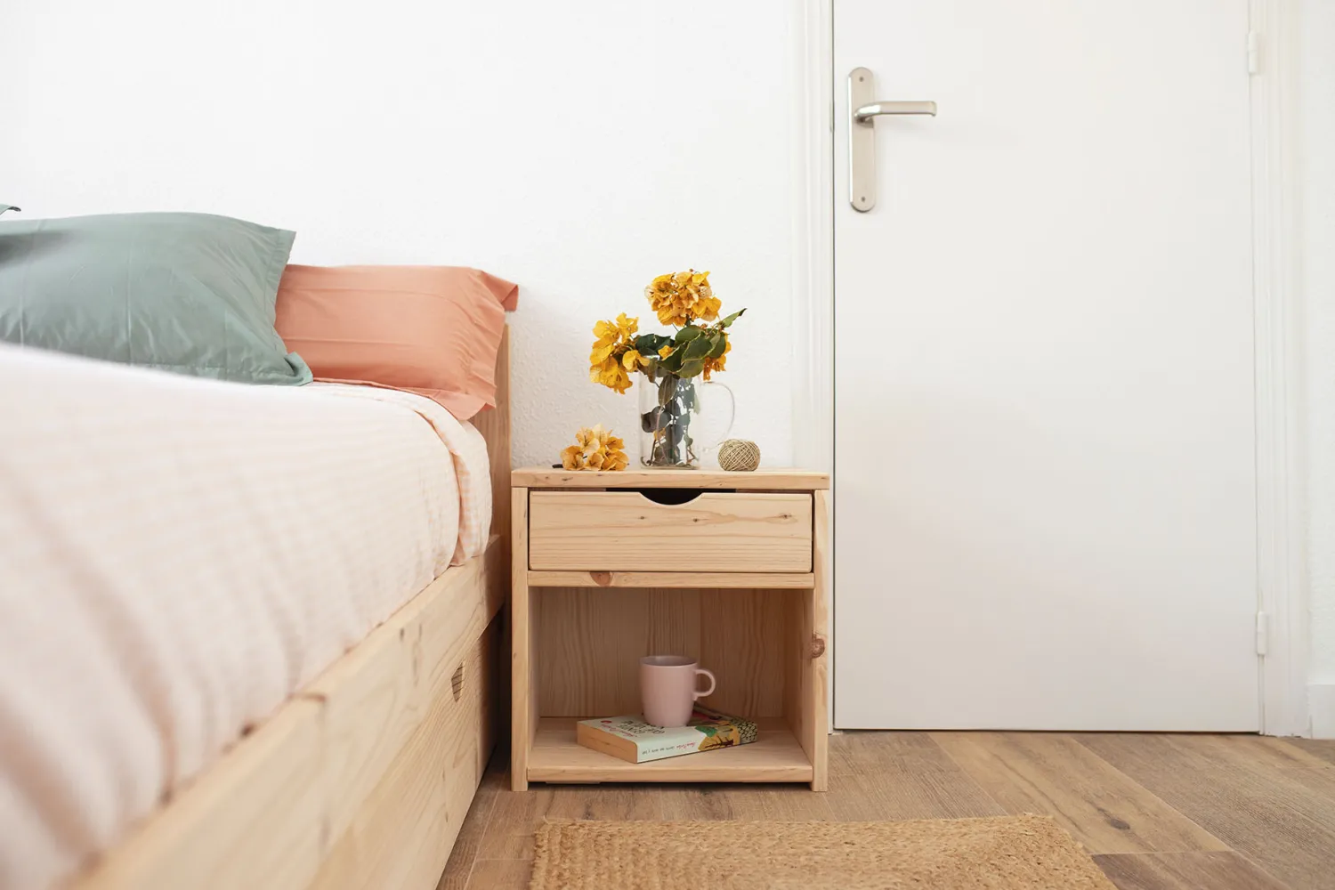 Muebles LUFE Mesitas De Noche|Mesitas De Noche^GAU mesita de noche con cajón