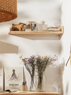 Muebles LUFE Accesorios De Madera|Espejos Y Decoración De Pared^GOI estante de pared 84x21