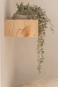 Muebles LUFE Accesorios De Madera|Espejos Y Decoración De Pared^GOI estante de pared 44x21