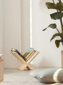 Muebles LUFE Accesorios De Madera^HIRUKI revistero