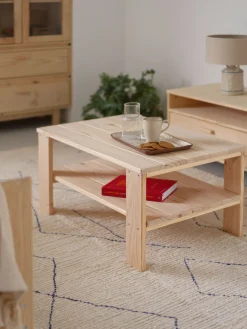 Muebles LUFE Mesas De Centro^LAUKI mesa de centro 88x55