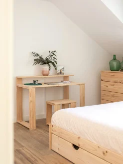 Muebles LUFE Bancos Y Taburetes|Mesitas De Noche^LAUKI taburete 45x45