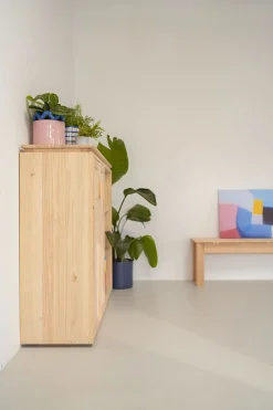 Muebles LUFE Armarios Y Alacenas|Aparadores Y Consolas^LIBE aparador con estantería 157x115