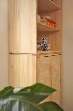 Muebles LUFE Estanterías Con Almacenaje|Estanterías Con Almacenaje^LIBE armario alacena 78x226