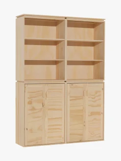 Muebles LUFE Estanterías Con Almacenaje|Estanterías Con Almacenaje^LIBE armario alacena 157x226