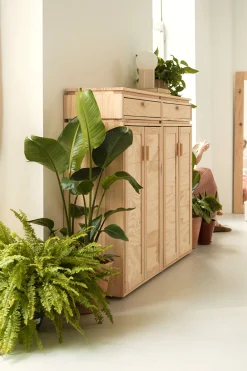 Muebles LUFE Armarios Y Alacenas^LIBE armario bajo con 2 cajones 157x133