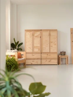 Muebles LUFE Armarios Y Alacenas^LIBE armario con 4 cajones 157x171