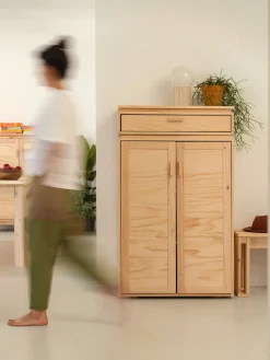 Muebles LUFE Armarios Y Alacenas^LIBE armario recibidor con cajón 78x133