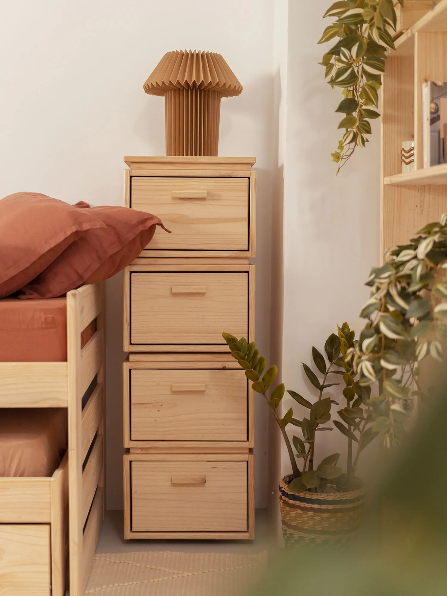 Muebles LUFE Cajoneras Y Archivadores^LIBE cajonera columna con 4 cajones 39x115