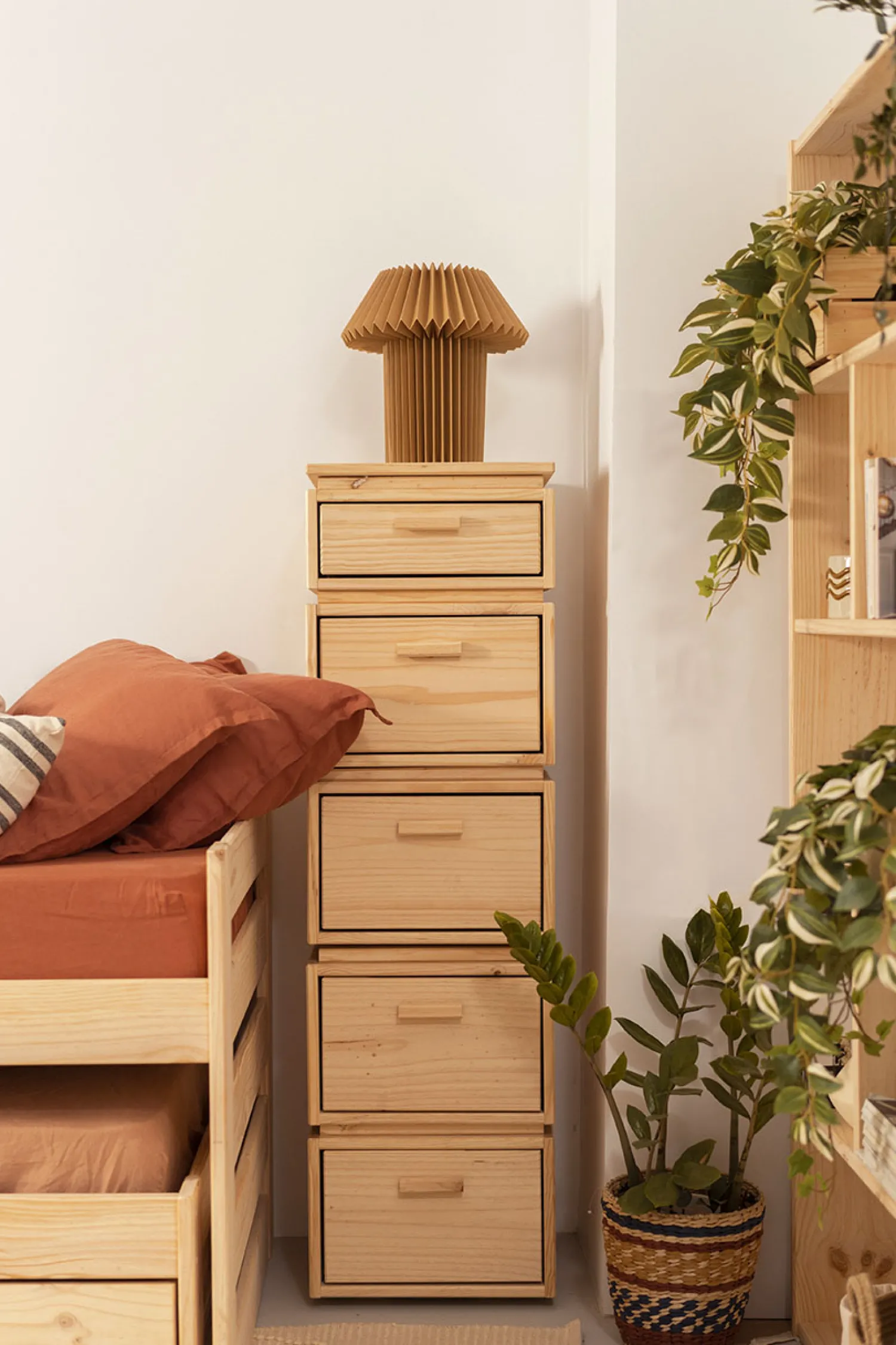 Muebles LUFE Cajoneras Y Archivadores^LIBE cajonera columna con 5 cajones 39x133