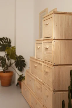 Muebles LUFE Cajoneras Y Archivadores^LIBE cajonera columna con 5 cajones 39x143