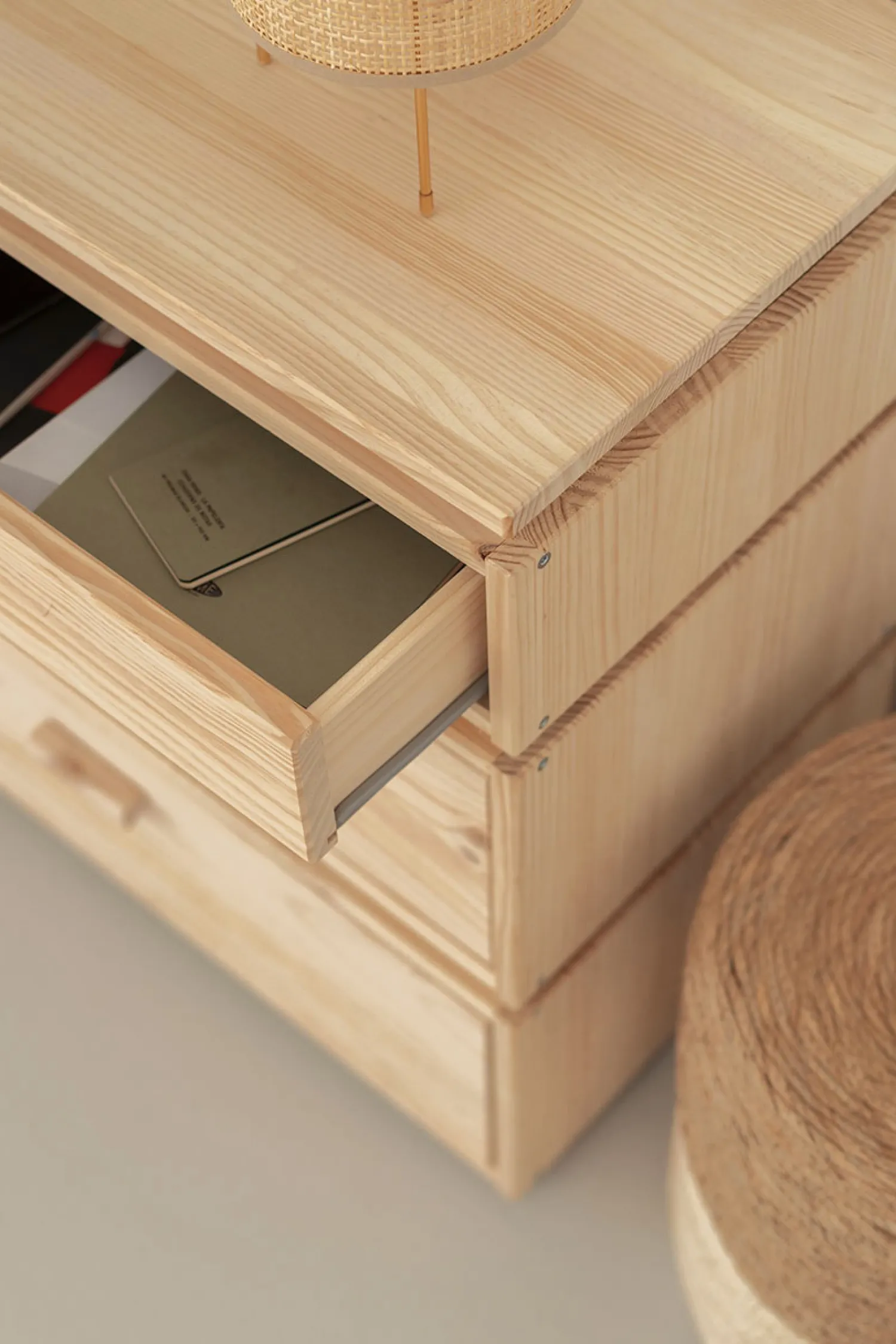 Muebles LUFE Cajoneras Y Archivadores^LIBE cajonera con 3 cajones 78x77